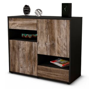 Sideboard Carmelina | | Front in Treibholz Holz Optik | 92x79x35cm (BxHxT)