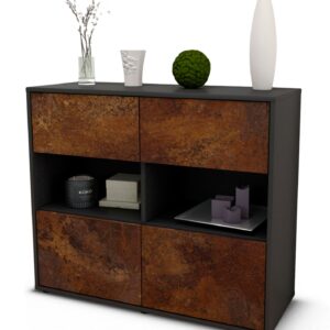 Sideboard Carmen | | Front in Rost Optik | 92x79x35cm (BxHxT)