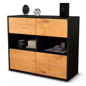 Sideboard Carmen | | Front in Eiche Holz Optik | 92x79x35cm (BxHxT)