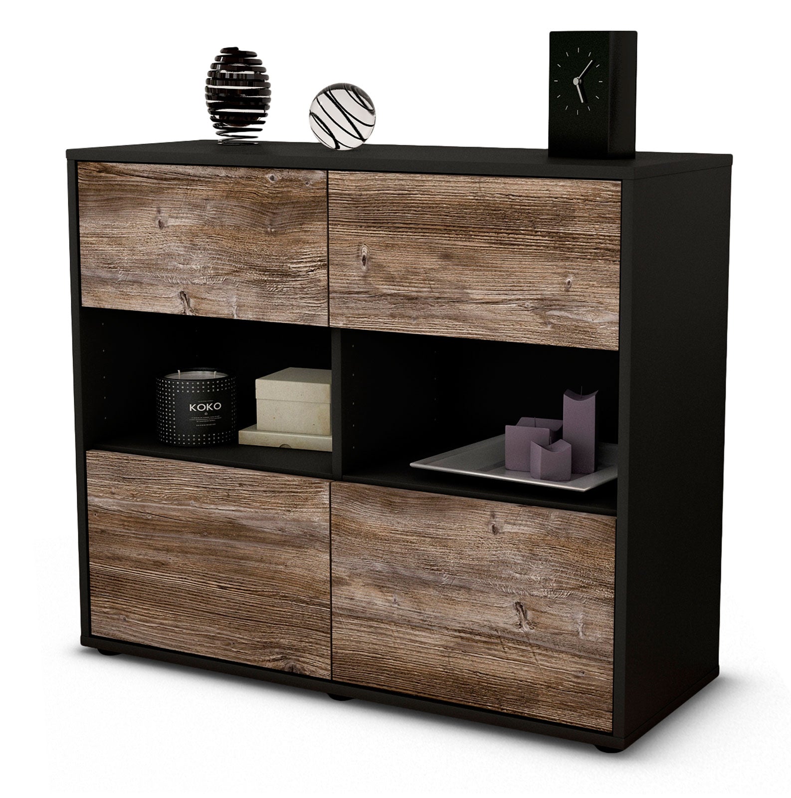 Sideboard Carmen | | Front in Treibholz Holz Optik | 92x79x35cm (BxHxT) 1 Sideboard Carmen | | Front in Treibholz Holz Optik | 92x79x35cm (BxHxT)