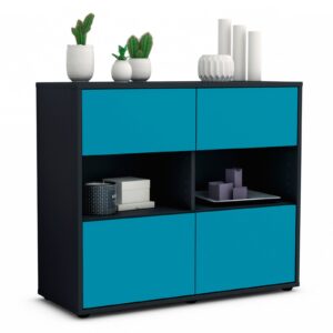 Sideboard Carmen | | Front in Türkis | 92x79x35cm (BxHxT)