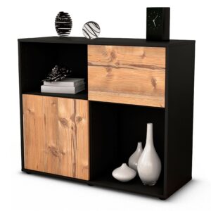 Sideboard Carola | | Front in Pinie Holz Optik | 92x79x35cm (BxHxT)