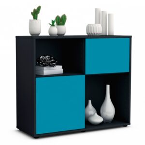 Sideboard Carola | | Front in Türkis | 92x79x35cm (BxHxT)
