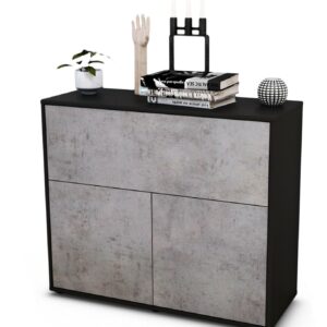 Sideboard Carolin | | Front in Beton Optik | 92x79x35cm (BxHxT)