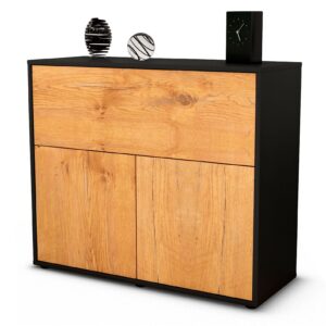 Sideboard Carolin | | Front in Eiche Holz Optik | 92x79x35cm (BxHxT)