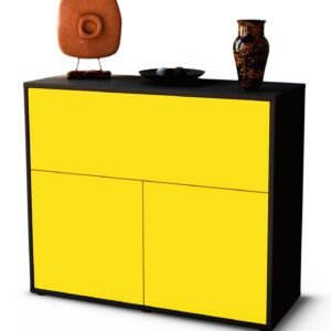 Sideboard Carolin | | Front in Gelb | 92x79x35cm (BxHxT)