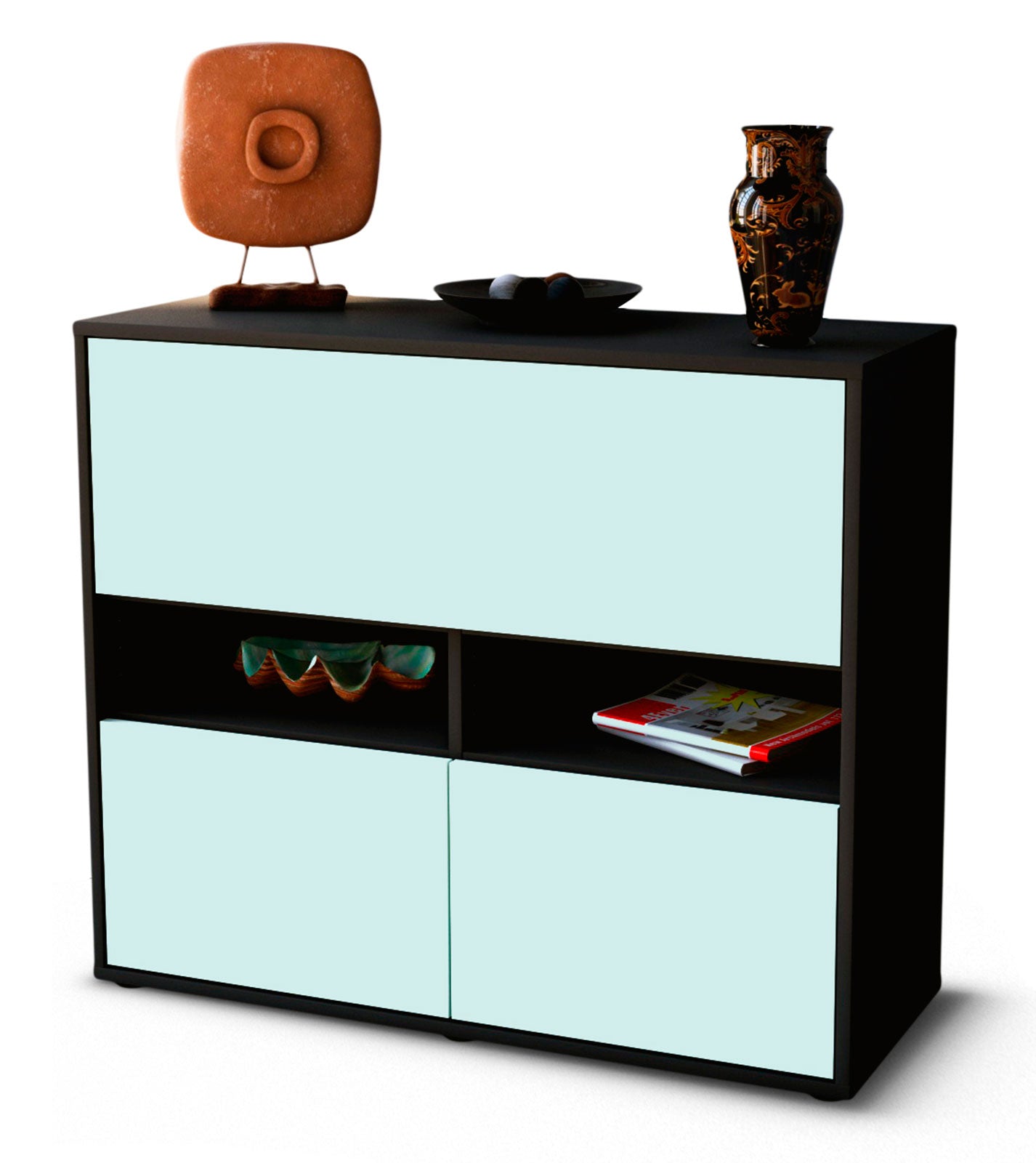 Sideboard Cassandra | | Front in Mint | 92x79x35cm (BxHxT) 1 Sideboard Cassandra | | Front in Mint | 92x79x35cm (BxHxT)
