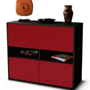 Sideboard Cassandra | | Front in Bordeaux | 92x79x35cm (BxHxT)