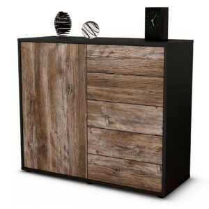 Sideboard Cecilia | | Front in Treibholz Holz Optik | 92x79x35cm (BxHxT)