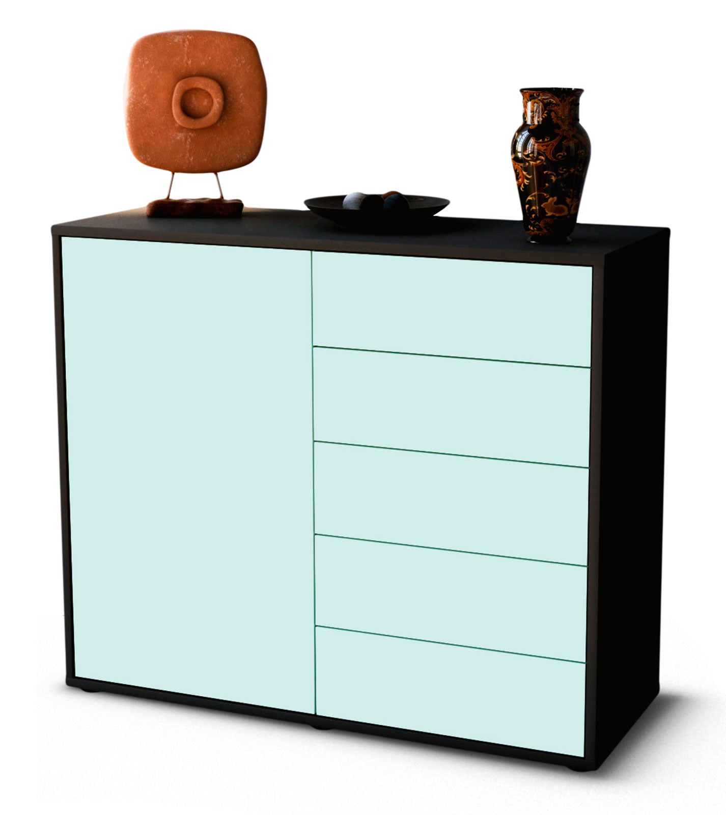Sideboard Cecilia | | Front in Mint | 92x79x35cm (BxHxT) 1 Sideboard Cecilia | | Front in Mint | 92x79x35cm (BxHxT)