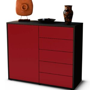 Sideboard Cecilia | | Front in Bordeaux | 92x79x35cm (BxHxT)