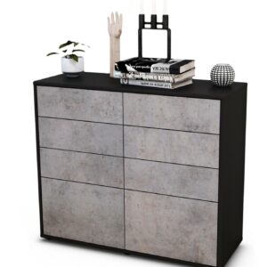 Sideboard Celeste | | Front in Beton Optik | 92x79x35cm (BxHxT)