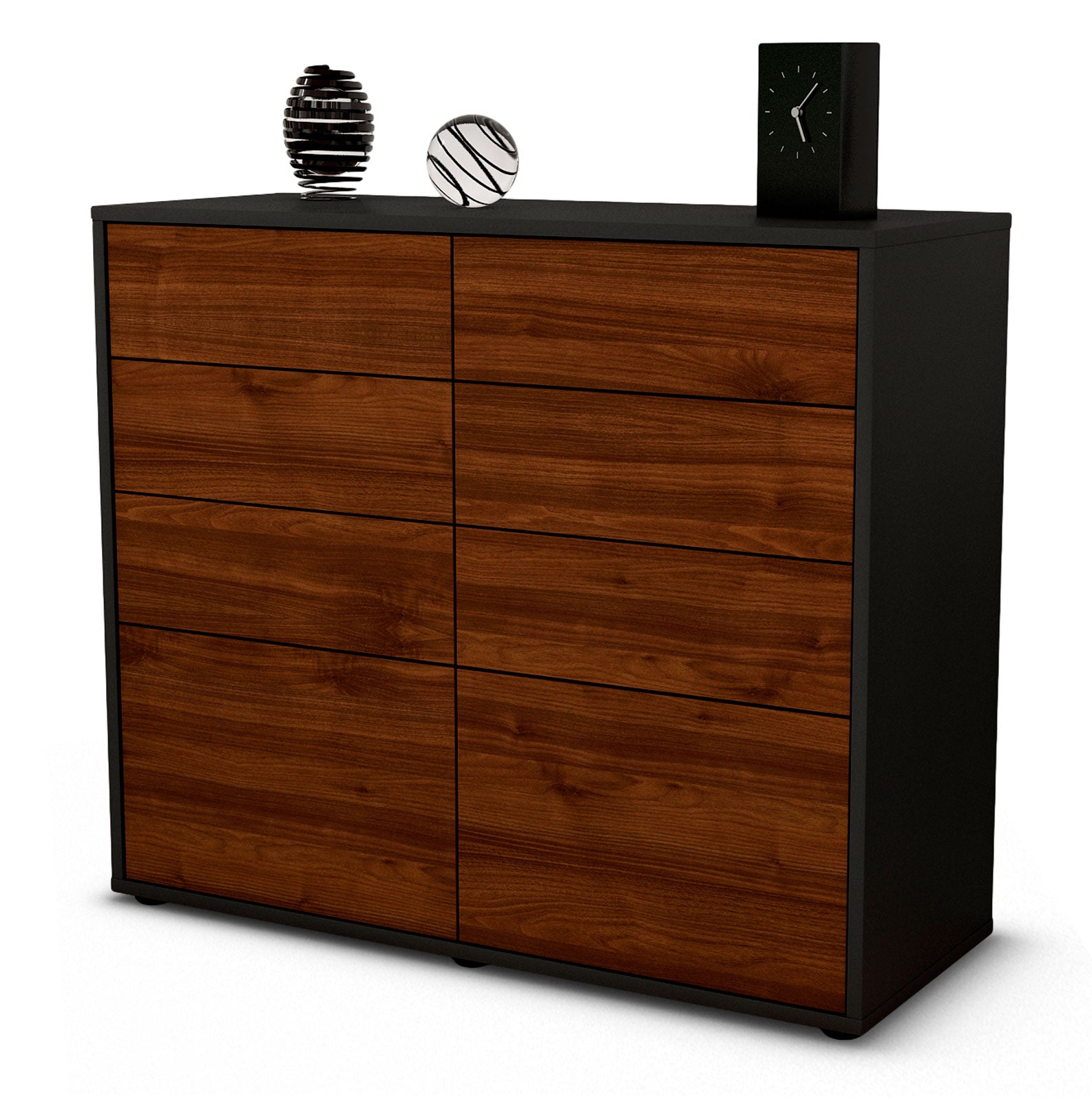 Sideboard Celeste | | Front in Walnuss Holz Optik | 92x79x35cm (BxHxT) 1 Sideboard Celeste | | Front in Walnuss Holz Optik | 92x79x35cm (BxHxT)
