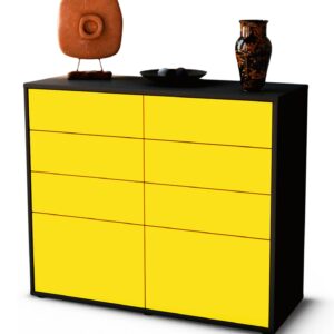 Sideboard Celeste | | Front in Gelb | 92x79x35cm (BxHxT)