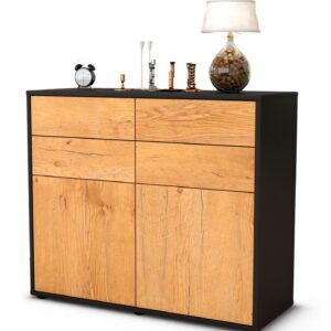 Sideboard Celia | | Front in Eiche Holz Optik | 92x79x35cm (BxHxT)