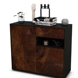 Sideboard Charlotta | | Front in Rost Optik | 92x79x35cm (BxHxT)