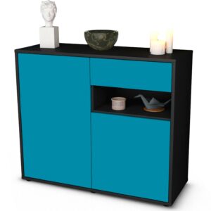 Sideboard Charlotta | | Front in Türkis | 92x79x35cm (BxHxT)