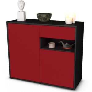Sideboard Charlotta | | Front in Bordeaux | 92x79x35cm (BxHxT)