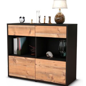 Sideboard Christina | | Front in Pinie Holz Optik | 92x79x35cm (BxHxT)