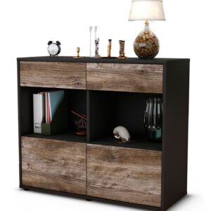 Sideboard Christina | | Front in Treibholz Holz Optik | 92x79x35cm (BxHxT)