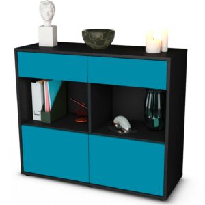 Sideboard Christina | | Front in Türkis | 92x79x35cm (BxHxT)