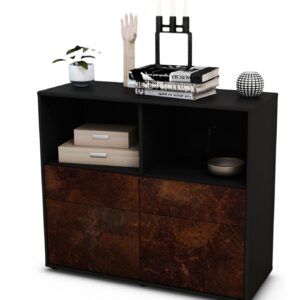 Sideboard Christine | | Front in Rost Optik | 92x79x35cm (BxHxT)
