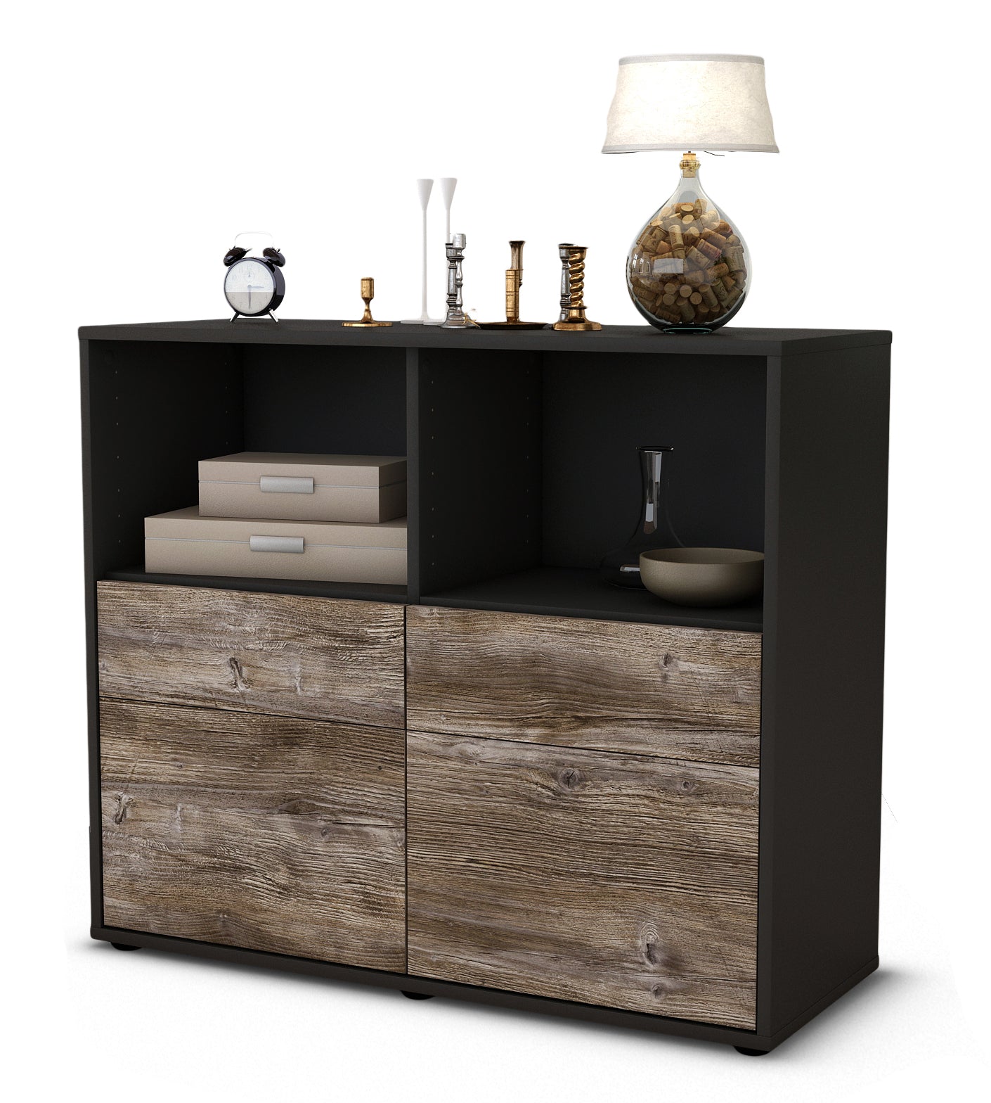 Sideboard Christine | | Front in Treibholz Holz Optik | 92x79x35cm (BxHxT) 1 Sideboard Christine | | Front in Treibholz Holz Optik | 92x79x35cm (BxHxT)