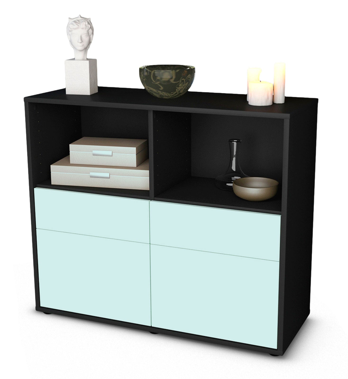 Sideboard Christine | | Front in Mint | 92x79x35cm (BxHxT) 1 Sideboard Christine | | Front in Mint | 92x79x35cm (BxHxT)