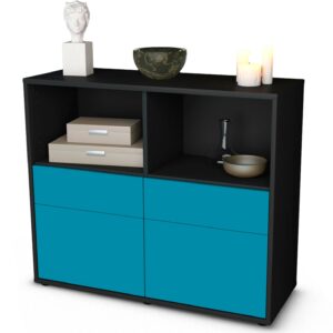 Sideboard Christine | | Front in Türkis | 92x79x35cm (BxHxT)