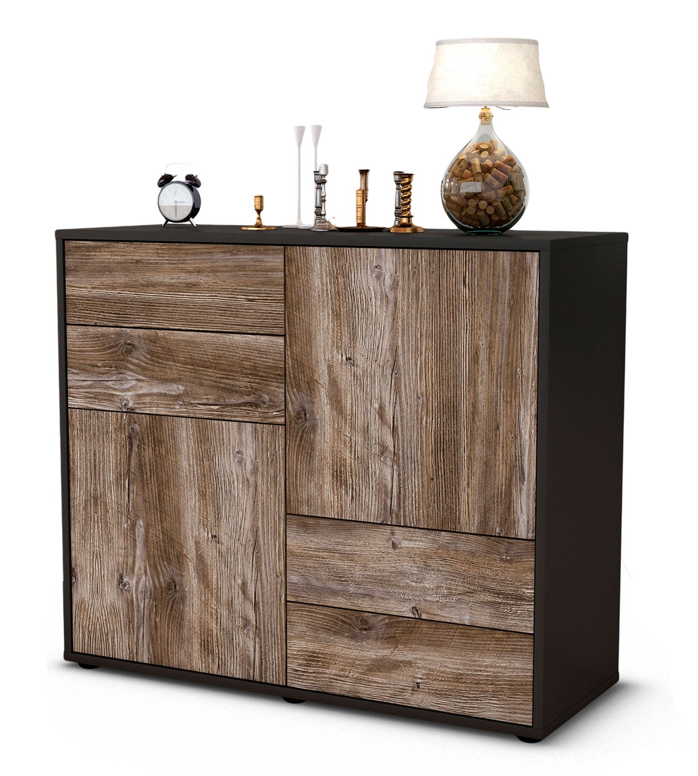 Sideboard Ciara | | Front in Treibholz Holz Optik | 92x79x35cm (BxHxT) 1 Sideboard Ciara | | Front in Treibholz Holz Optik | 92x79x35cm (BxHxT)