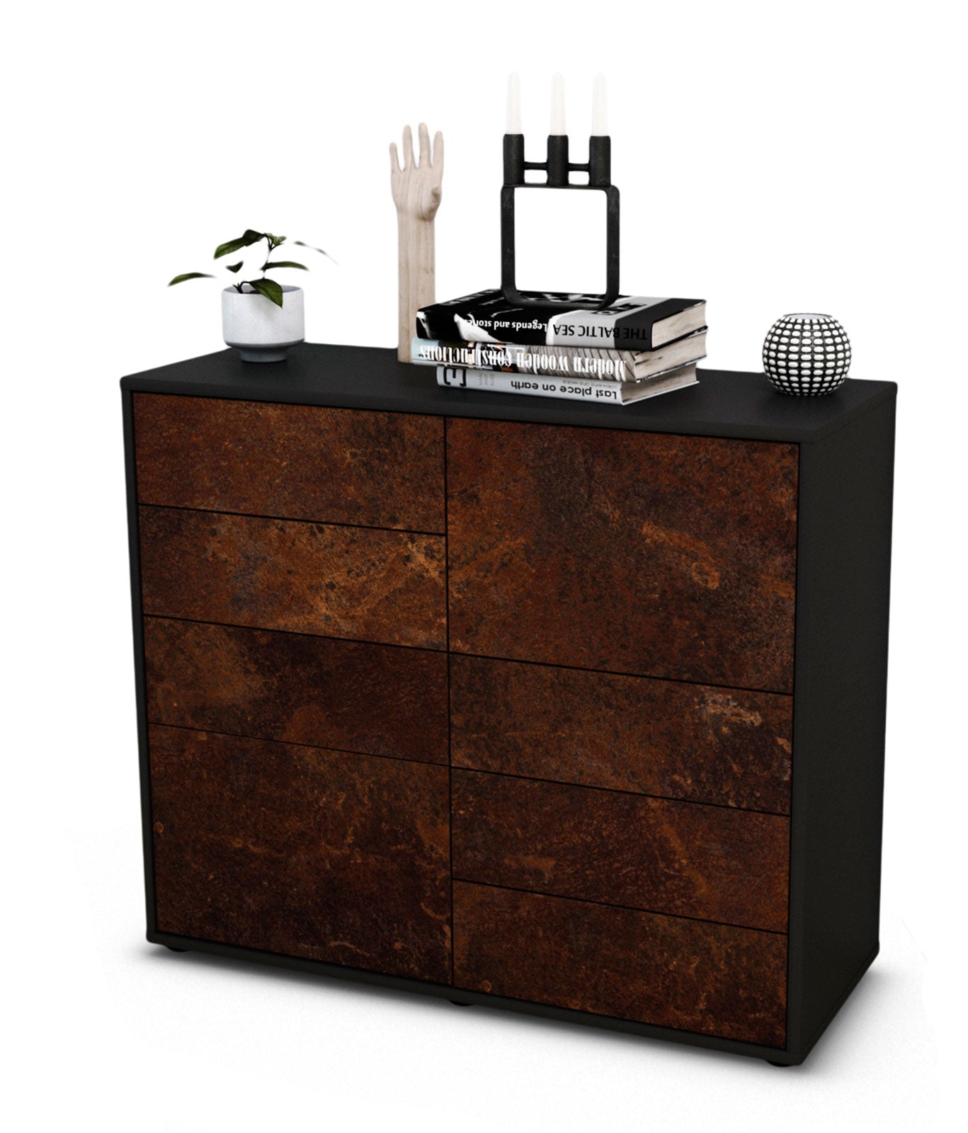 Sideboard Circe | | Front in Rost Optik | 92x79x35cm (BxHxT) 1 Sideboard Circe | | Front in Rost Optik | 92x79x35cm (BxHxT)