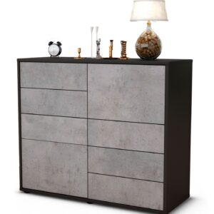Sideboard Circe | | Front in Beton Optik | 92x79x35cm (BxHxT)