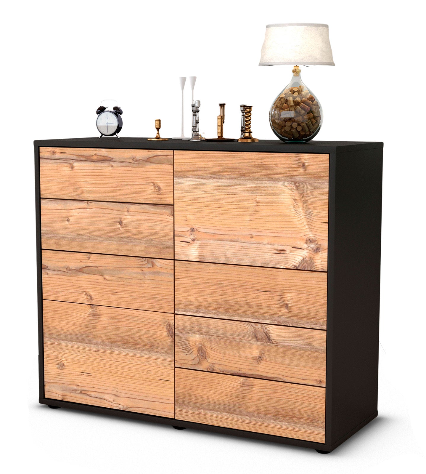 Sideboard Circe | | Front in Pinie Holz Optik | 92x79x35cm (BxHxT) 1 Sideboard Circe | | Front in Pinie Holz Optik | 92x79x35cm (BxHxT)