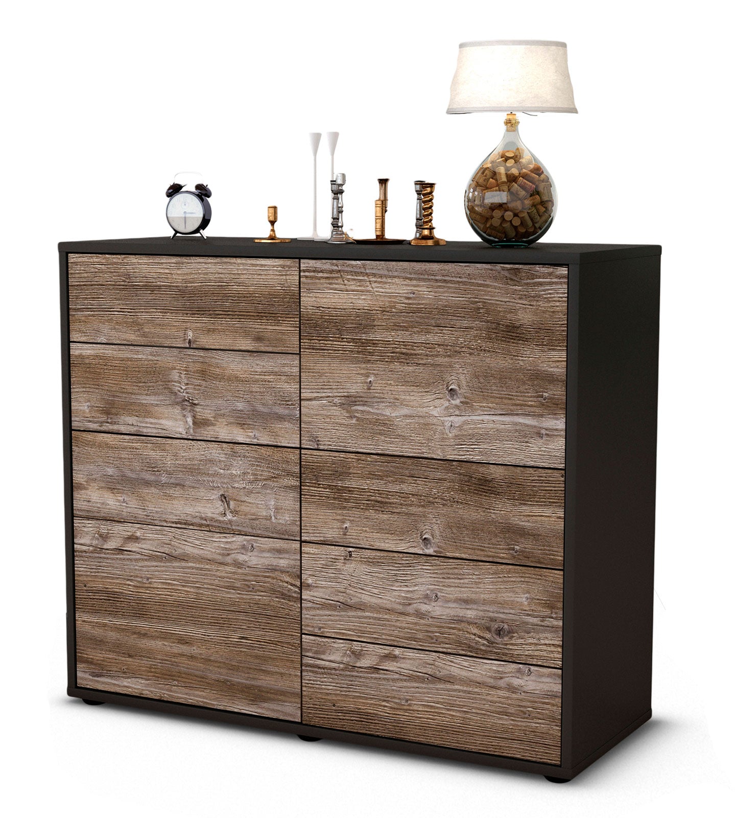 Sideboard Circe | | Front in Treibholz Holz Optik | 92x79x35cm (BxHxT) 1 Sideboard Circe | | Front in Treibholz Holz Optik | 92x79x35cm (BxHxT)