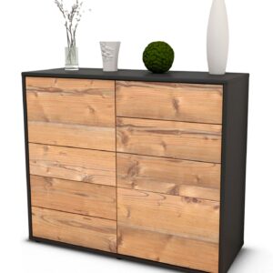Sideboard Clarissa | | Front in Pinie Holz Optik | 92x79x35cm (BxHxT)