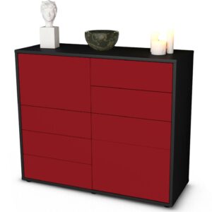 Sideboard Clarissa | | Front in Bordeaux | 92x79x35cm (BxHxT)