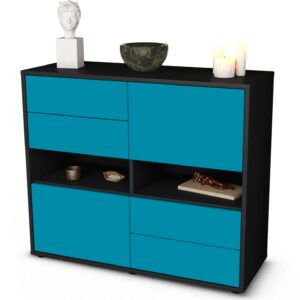 Sideboard Claudia | | Front in Türkis | 92x79x35cm (BxHxT)