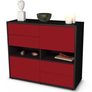 Sideboard Claudia | | Front in Bordeaux | 92x79x35cm (BxHxT)