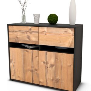 Sideboard Clea | | Front in Pinie Holz Optik | 92x79x35cm (BxHxT)