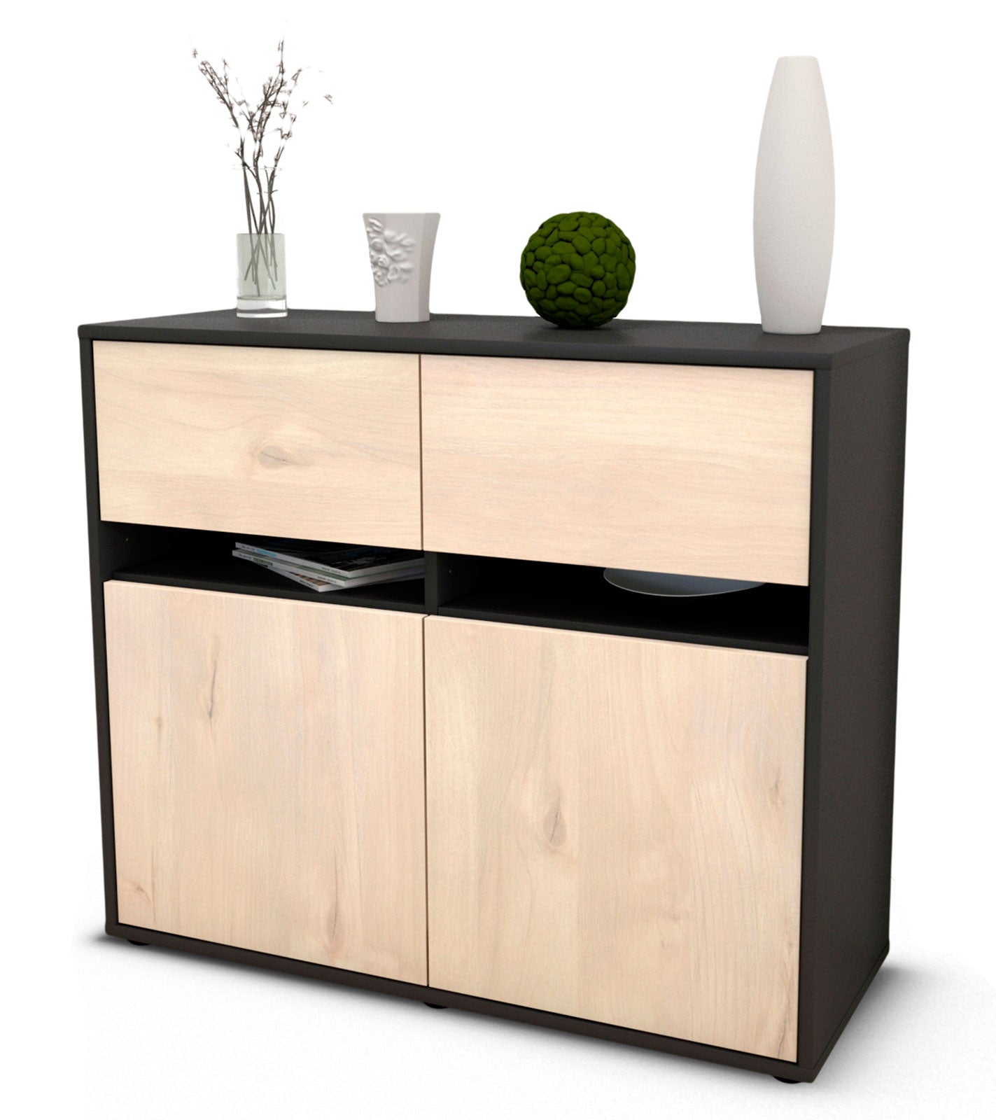 Sideboard Clea | | Front in Zeder Holz Optik | 92x79x35cm (BxHxT) 1 Sideboard Clea | | Front in Zeder Holz Optik | 92x79x35cm (BxHxT)