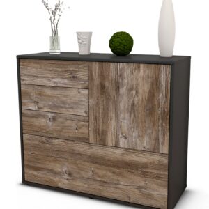 Sideboard Corina | | Front in Treibholz Holz Optik | 92x79x35cm (BxHxT)