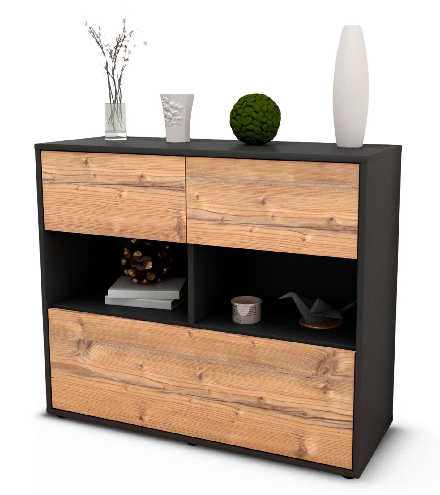 Sideboard Cosima | | Front in Pinie Holz Optik | 92x79x35cm (BxHxT) 1 Sideboard Cosima | | Front in Pinie Holz Optik | 92x79x35cm (BxHxT)