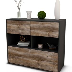 Sideboard Cosima | | Front in Treibholz Holz Optik | 92x79x35cm (BxHxT)