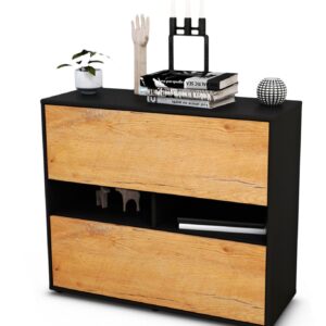 Sideboard Dalia | | Front in Eiche Holz Optik | 92x79x35cm (BxHxT)