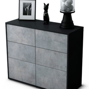 Sideboard Dalida | | Front in Beton Optik | 92x79x35cm (BxHxT)