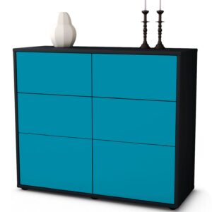 Sideboard Dalida | | Front in Türkis | 92x79x35cm (BxHxT)