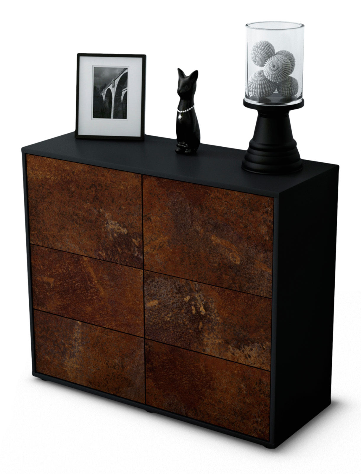 Sideboard Dana | | Front in Rost Optik | 92x79x35cm (BxHxT) 1 Sideboard Dana | | Front in Rost Optik | 92x79x35cm (BxHxT)