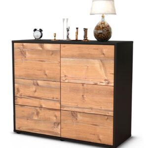 Sideboard Dana | | Front in Pinie Holz Optik | 92x79x35cm (BxHxT)