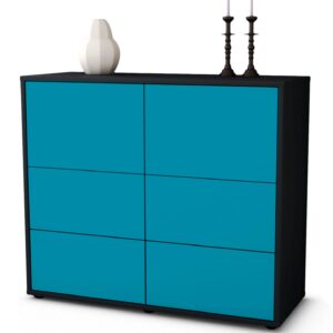 Sideboard Dana | | Front in Türkis | 92x79x35cm (BxHxT)