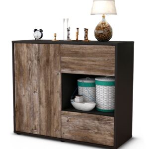 Sideboard Danica | | Front in Treibholz Holz Optik | 92x79x35cm (BxHxT)
